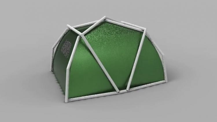 TentTube Inflatable Tent Sets Up In Seconds - Hand pump inflatable camping tent