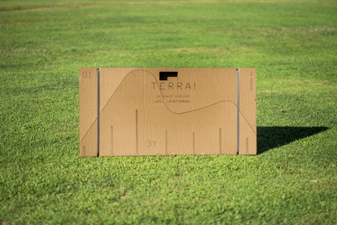 Terra! - Natural Grass Chairs Made Into Your Lawn - Grass furniture