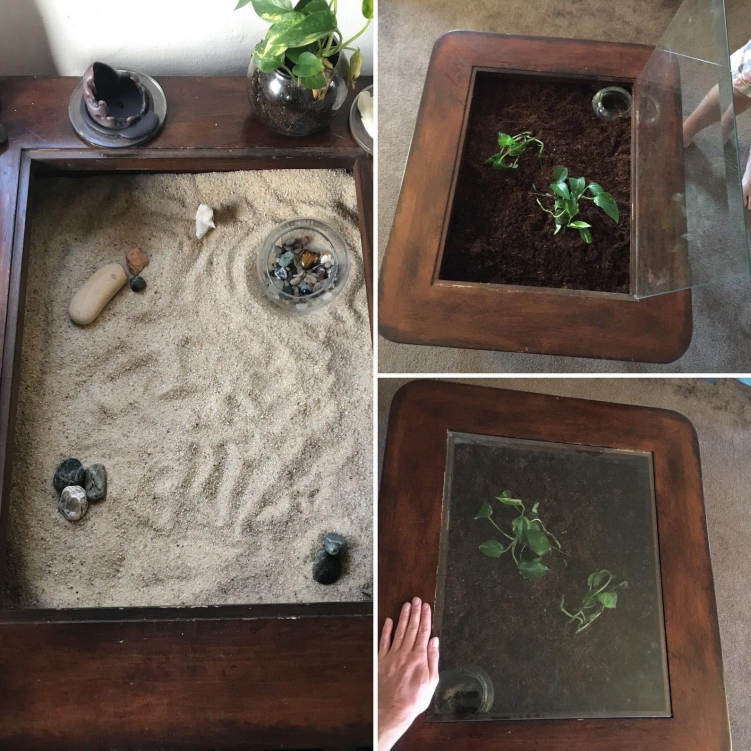Terrarium Coffee Table - Garden table
