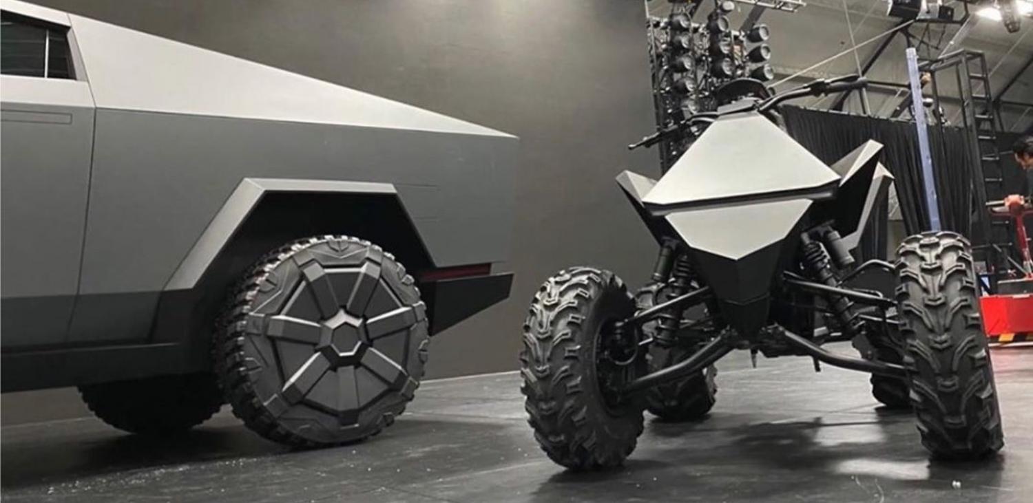 Tesla Cyberquad Electric ATV For Kids - Designed after cybertruck