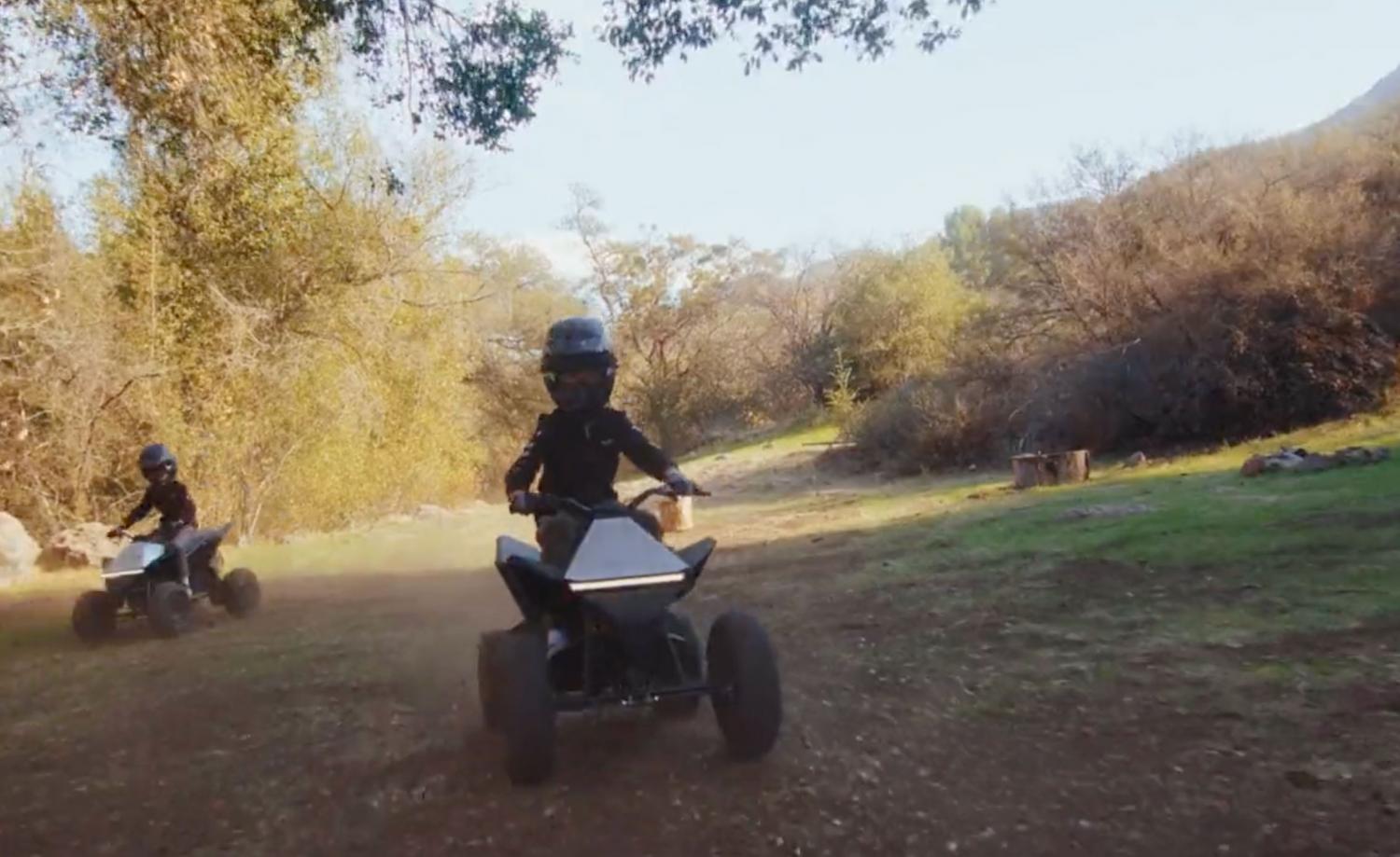 Tesla Cyberquad Electric ATV For Kids - Designed after cybertruck
