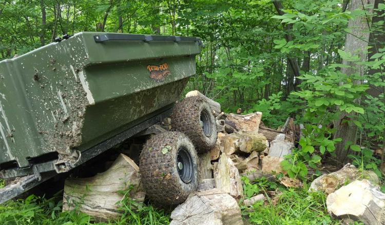 TetraPOD Storage Trailer That Converts Into a Boat - Hauling trailer jon boat combo - ATV Boat