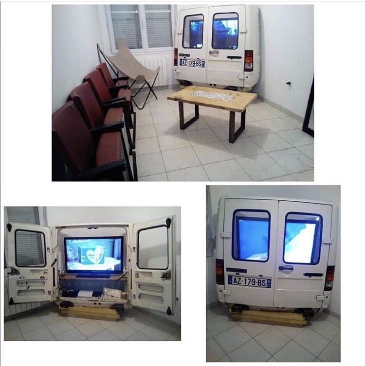 van tv entertainment center