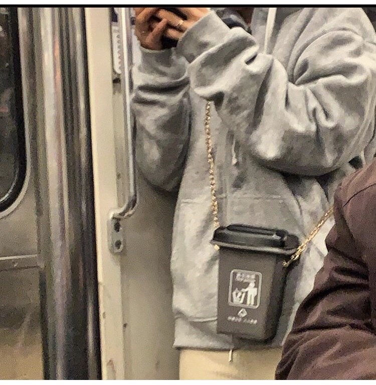 trash can purse
