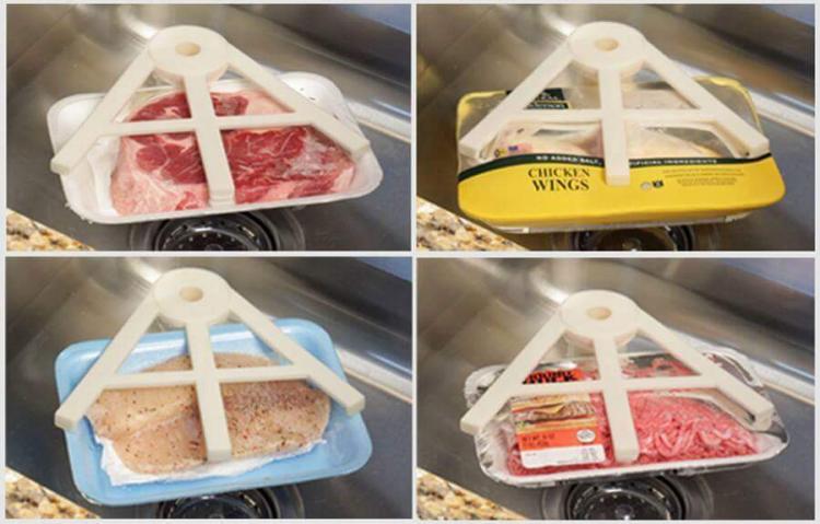 Thaw Claw Sink Suction Tool Helps Thaw Meat 7x Faster