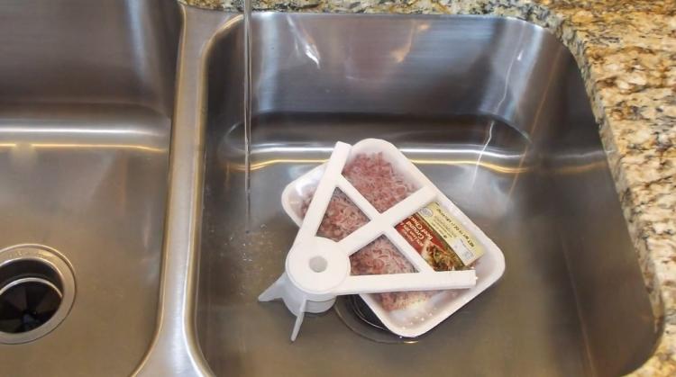 Thaw Claw Sink Suction Tool Helps Thaw Meat 7x Faster