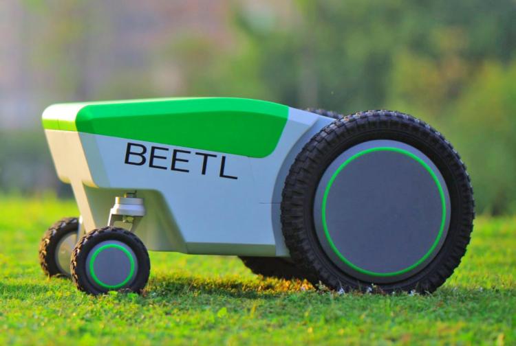 Beetl Autonomous Robot That Finds And Picks Up Dog Poop - Automatic dog poop cleaning robot