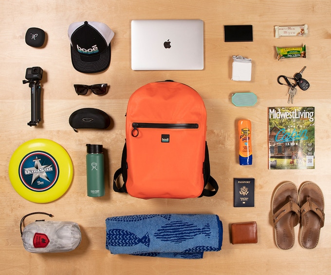 BooÄ“ Hybrid 20 Fully Waterproof Backpack - Submersible waterproof zippers floating backpack