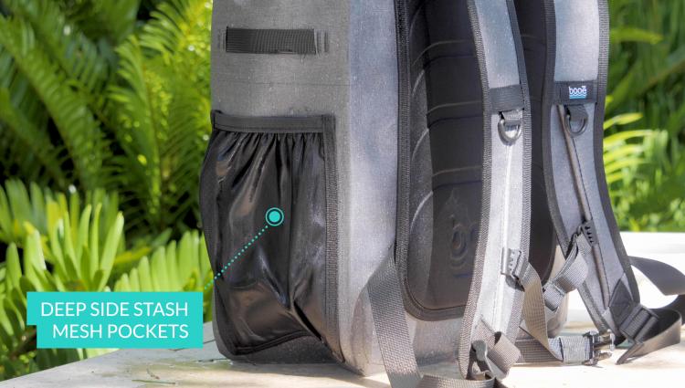 BooÄ“ Hybrid 20 Fully Waterproof Backpack - Submersible waterproof zippers floating backpack