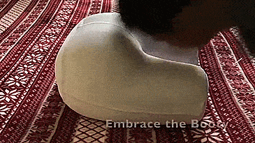 The Buttress: A Butt Shaped Pillow - Yoga pants wearing butt pillow