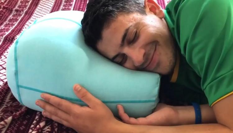 The Buttress: A Butt Shaped Pillow - Yoga pants wearing butt pillow