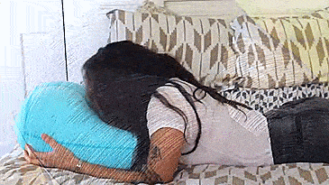 The Buttress: A Butt Shaped Pillow - Yoga pants wearing butt pillow