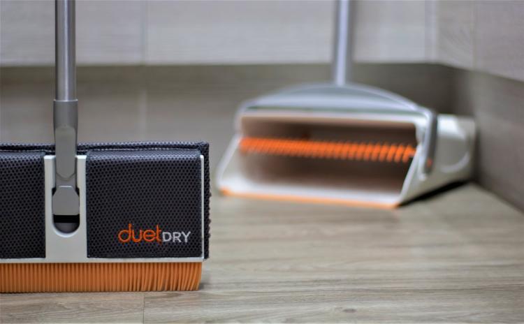 Duet 4-in-1 cleaning broom, mop, and dustpan - all-in-one cleaning broom