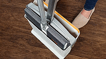 Duet 4-in-1 cleaning broom, mop, and dustpan - all-in-one cleaning broom