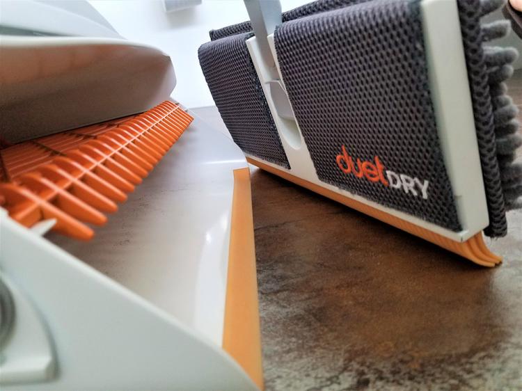 Duet 4-in-1 cleaning broom, mop, and dustpan - all-in-one cleaning broom