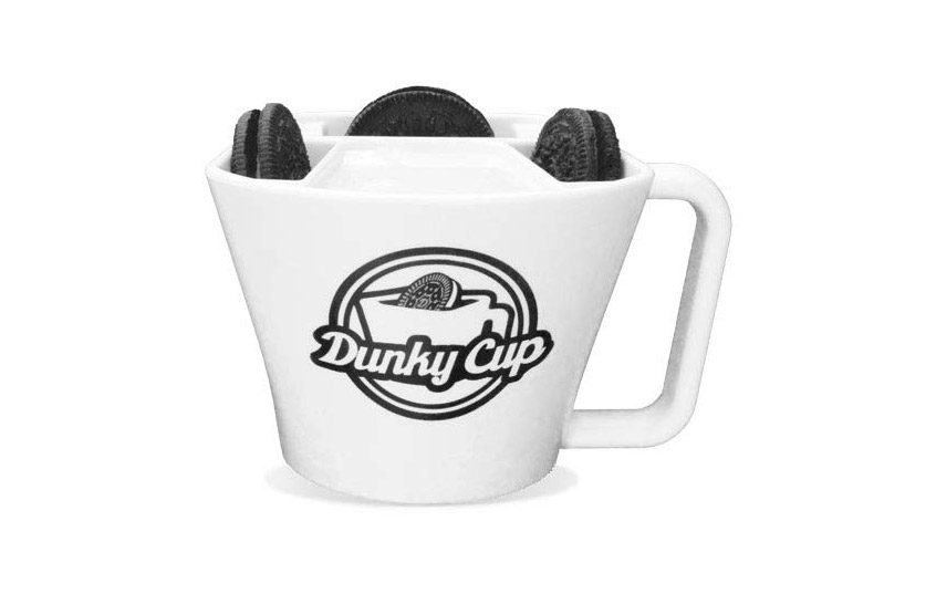 Dunky Cup - Mug holds cookies for milk dunking - Cookie dunking mug