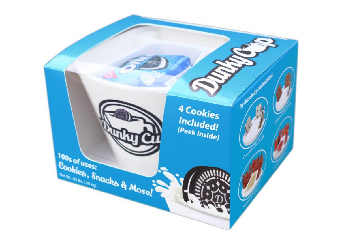 Dunky Cup - Mug holds cookies for milk dunking - Cookie dunking mug