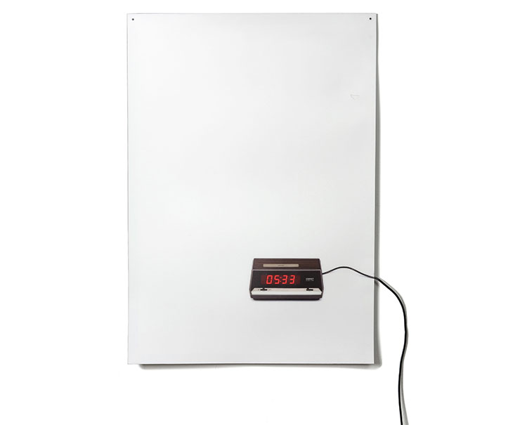 Flat Life Wall Clock - Picture of alarm clock that works
