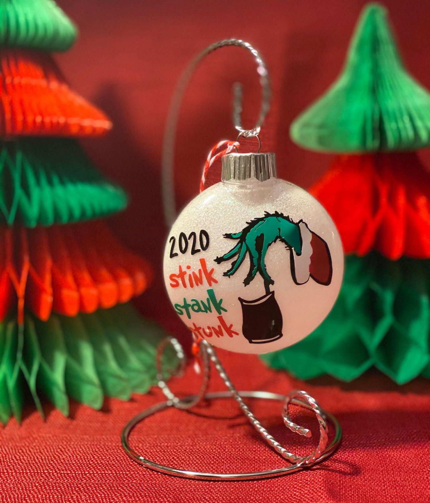 The Grinch Facemask 2020 Ornament Bulb Stink Stank Stunk The Grinch Facemask 2020 Ornament Bulb Stink Stank Stunk