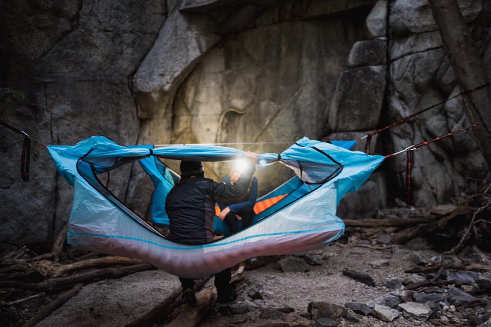 Haven Tent Lay Flat Hammock - Air mattress camping hammock lets you lay completely flat