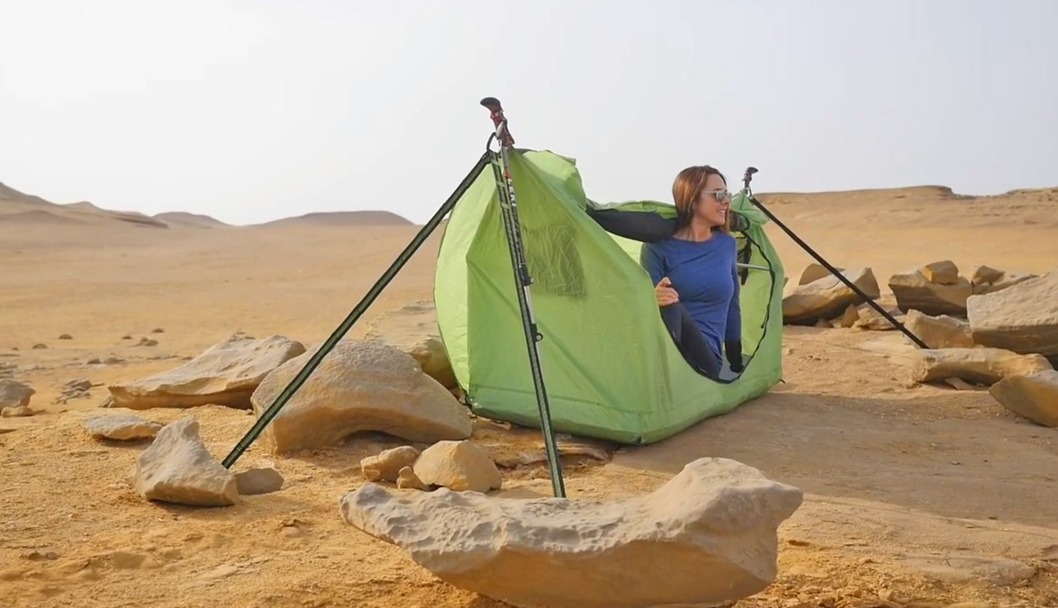 Haven Tent Lay Flat Hammock - Air mattress camping hammock lets you lay completely flat