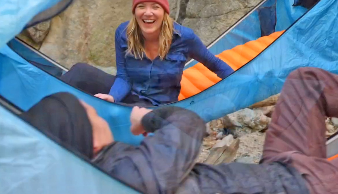 Haven Tent Lay Flat Hammock - Air mattress camping hammock lets you lay completely flat