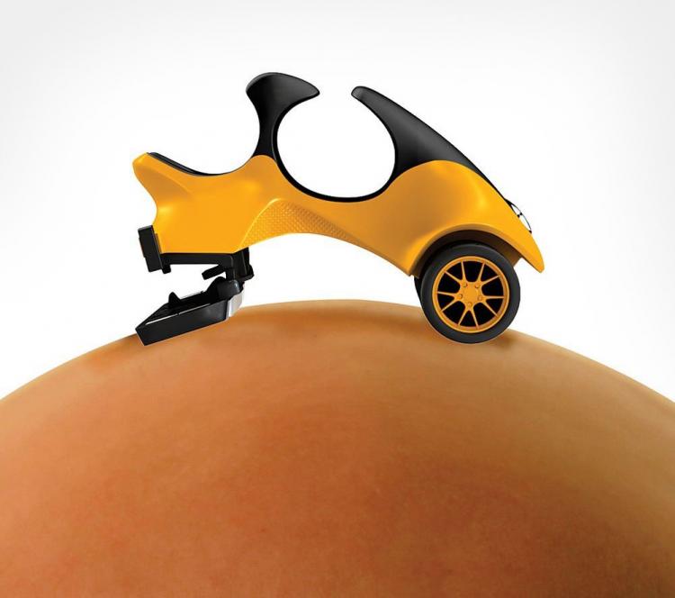 Headblade Head Razor Toy Car