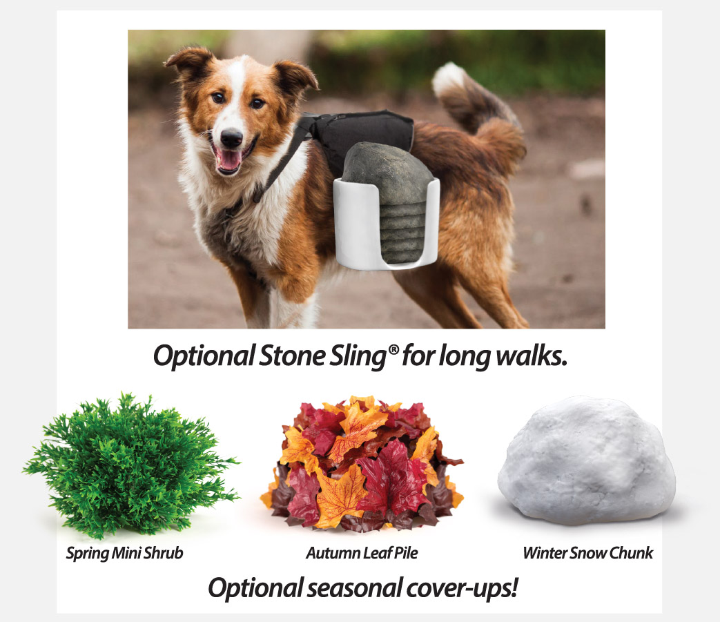 Hide-a-Poo Fake Rock Lets You Hide Your Dogs Poop Instead Of Picking It Up - Funny poop hiding stones prank gift box