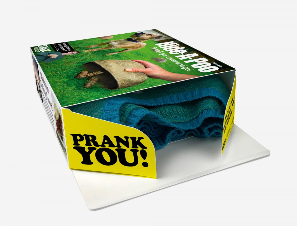 Hide-a-Poo Fake Rock Lets You Hide Your Dogs Poop Instead Of Picking It Up - Funny poop hiding stones prank gift box