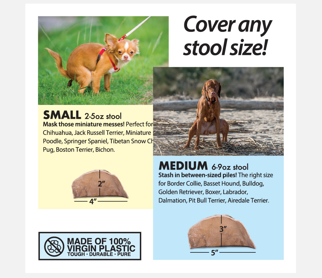 Hide-a-Poo Fake Rock Lets You Hide Your Dogs Poop Instead Of Picking It Up - Funny poop hiding stones prank gift box