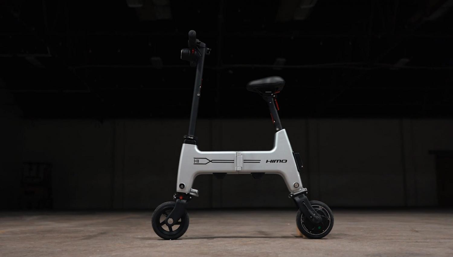 HIMO Folding E-Bike Collapses Down To Fit In Your Backpack - Tiny folding electric scooter