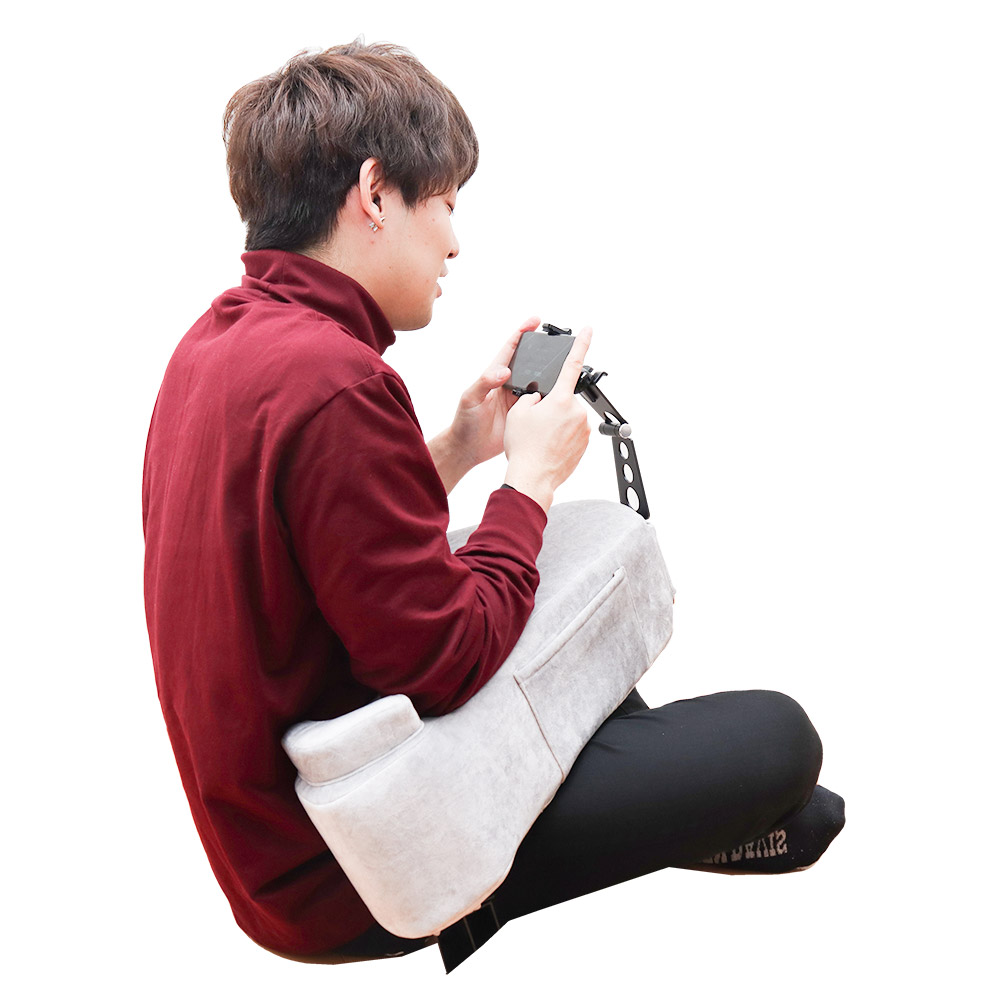 The I'm Done Adulting Cushion - Wrap around gamer pillow - Japanese A-shaped gaming cushion