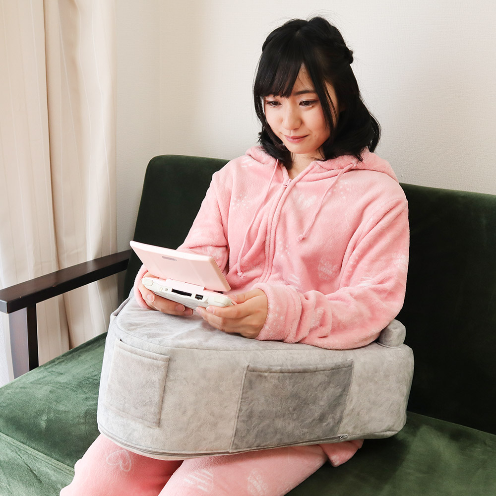 The I'm Done Adulting Cushion - Wrap around gamer pillow - Japanese A-shaped gaming cushion