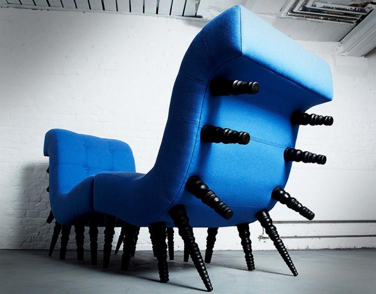 Milli Chair - Millipede Chair With Lots Of Legs
