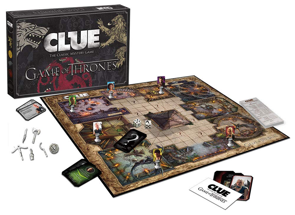Game Of Thrones Clue Board Game - Game Of Thrones Abbey Edition