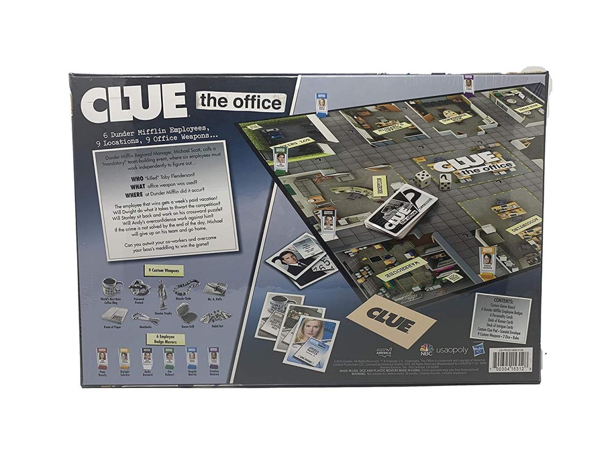 The Office Clue Board Game - Clue The Office Edition