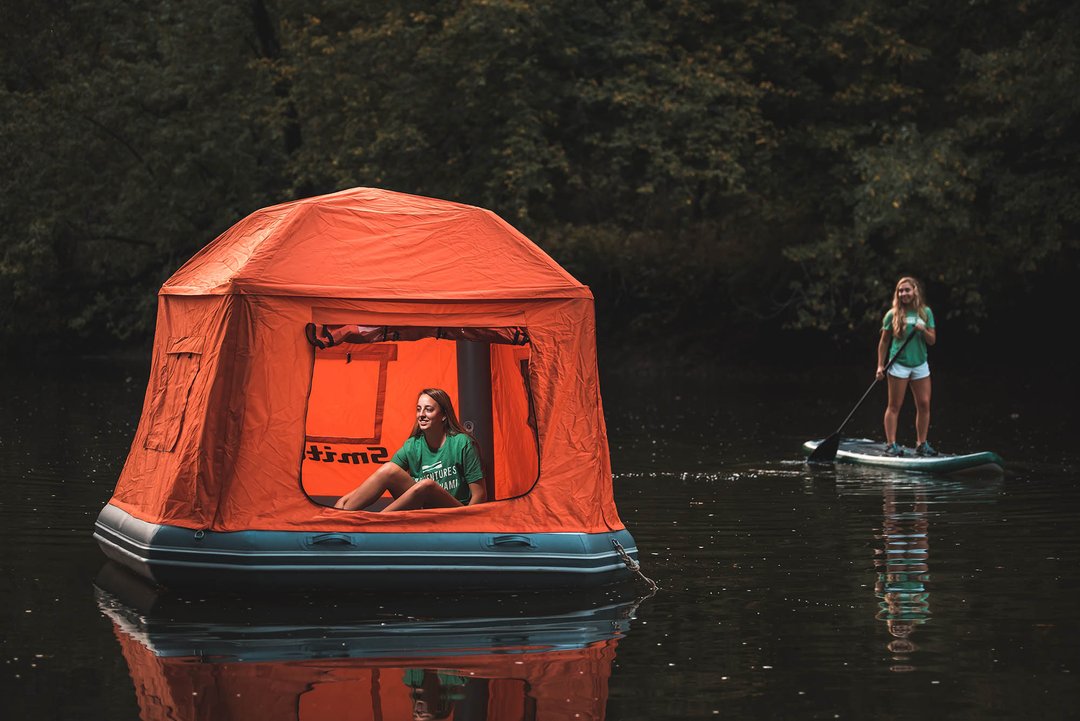 Smith Fly Shoal Tent - Inflatable Floating Camping Tent - Camp on the water on a lake or river