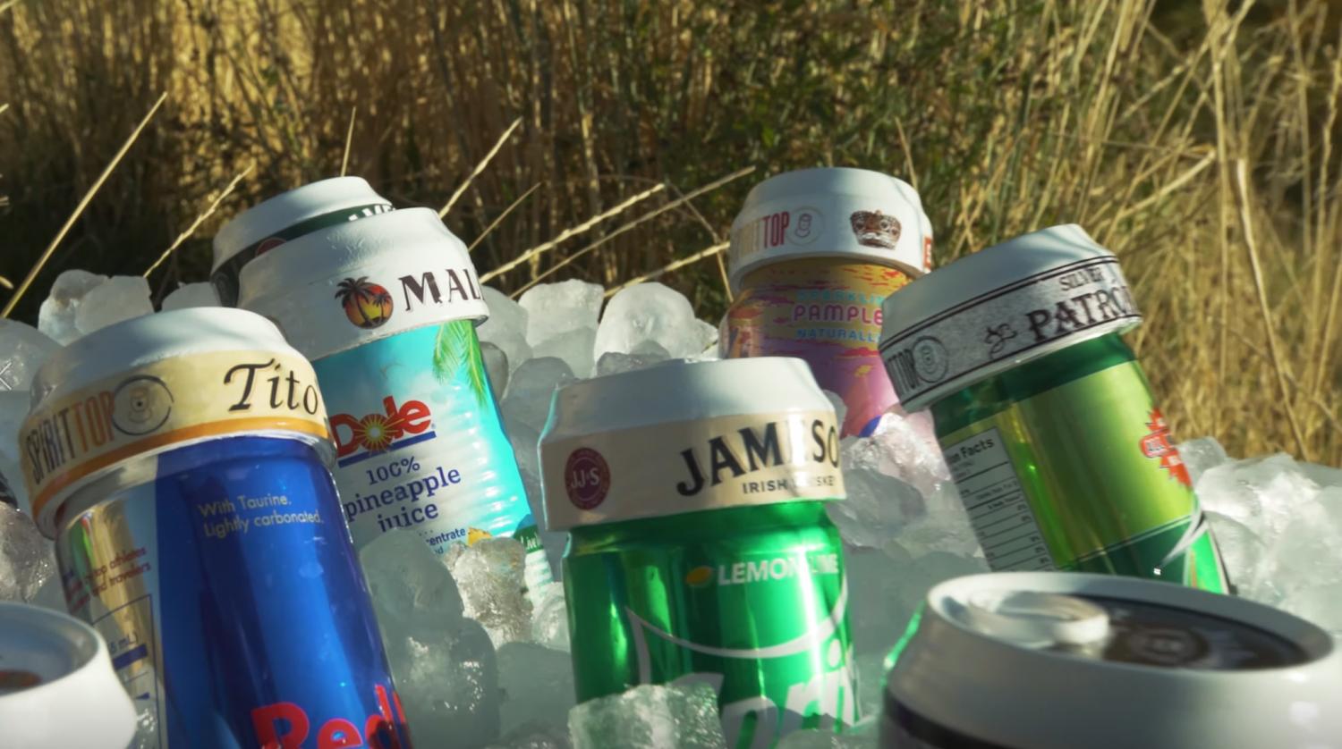 Spirit Top Alcohol Pods Turn Any Can Into Mixed Alcoholic Drink