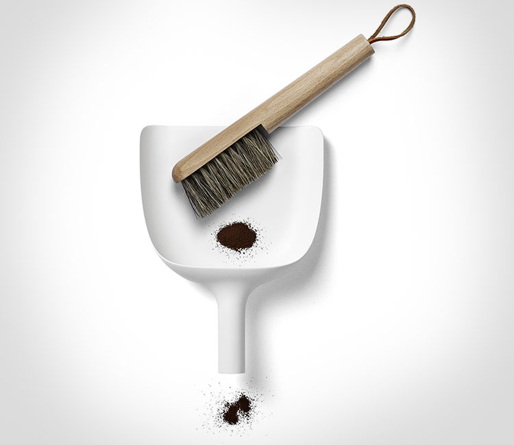Sweeper and Funnel Dustpan with a Funnel