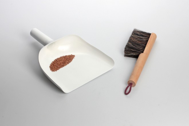 Sweeper and Funnel Dustpan with a Funnel