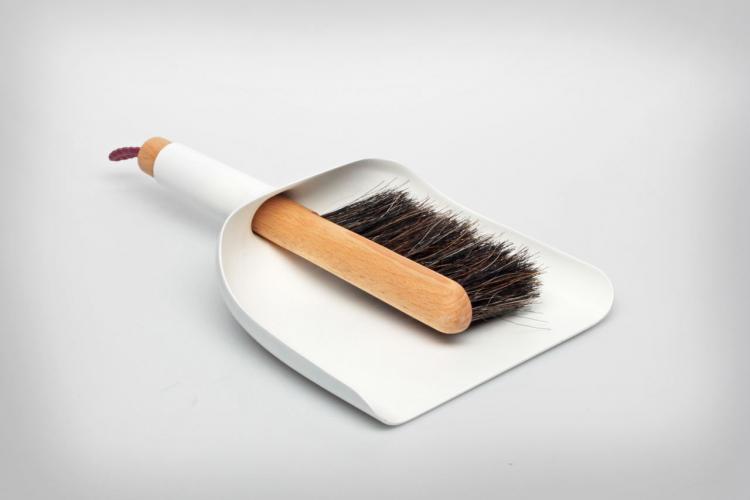 Sweeper and Funnel Dustpan with a Funnel