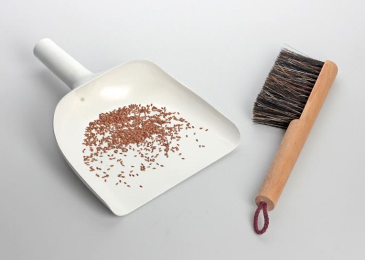Sweeper and Funnel Dustpan with a Funnel