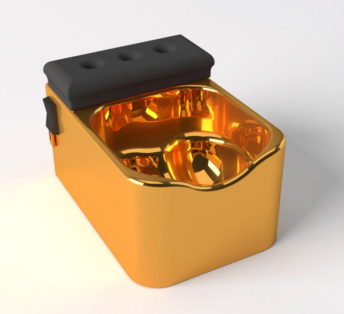 Testicuzzi Jacuzzi For Your Balls - Mini scrotum bubbling hot tub