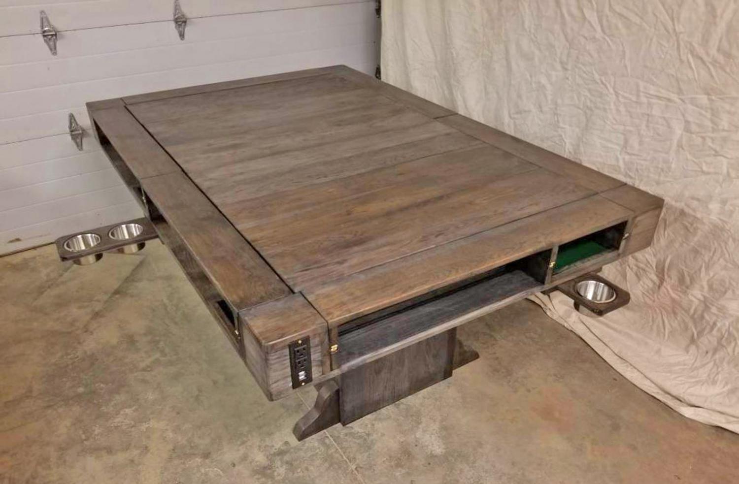 The Ultimate Gaming Table - Custom wooden board game tables with LED lighting