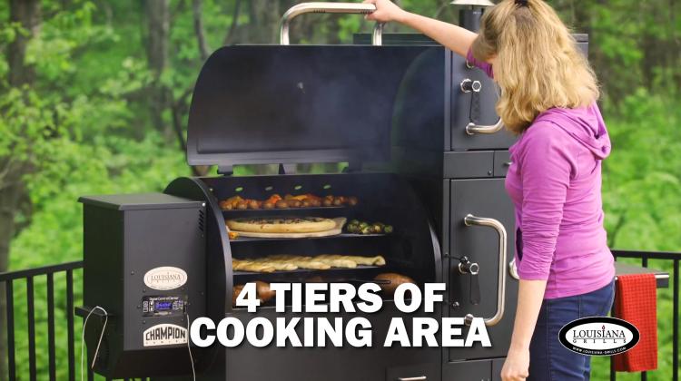 The Ultimate Grill - Louisiana Grills Champion Pellet Grill Giant BBQ Smoker