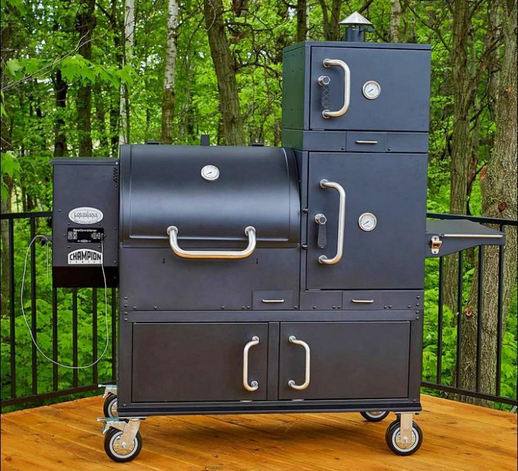 The Ultimate Grill - Louisiana Grills Champion Pellet Grill Giant BBQ Smoker