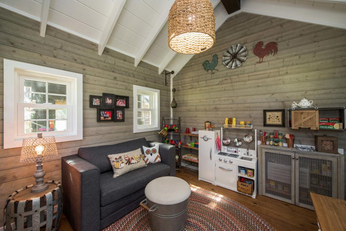 The Ultimate She Shed - Best she shed design with outdoor kids play area