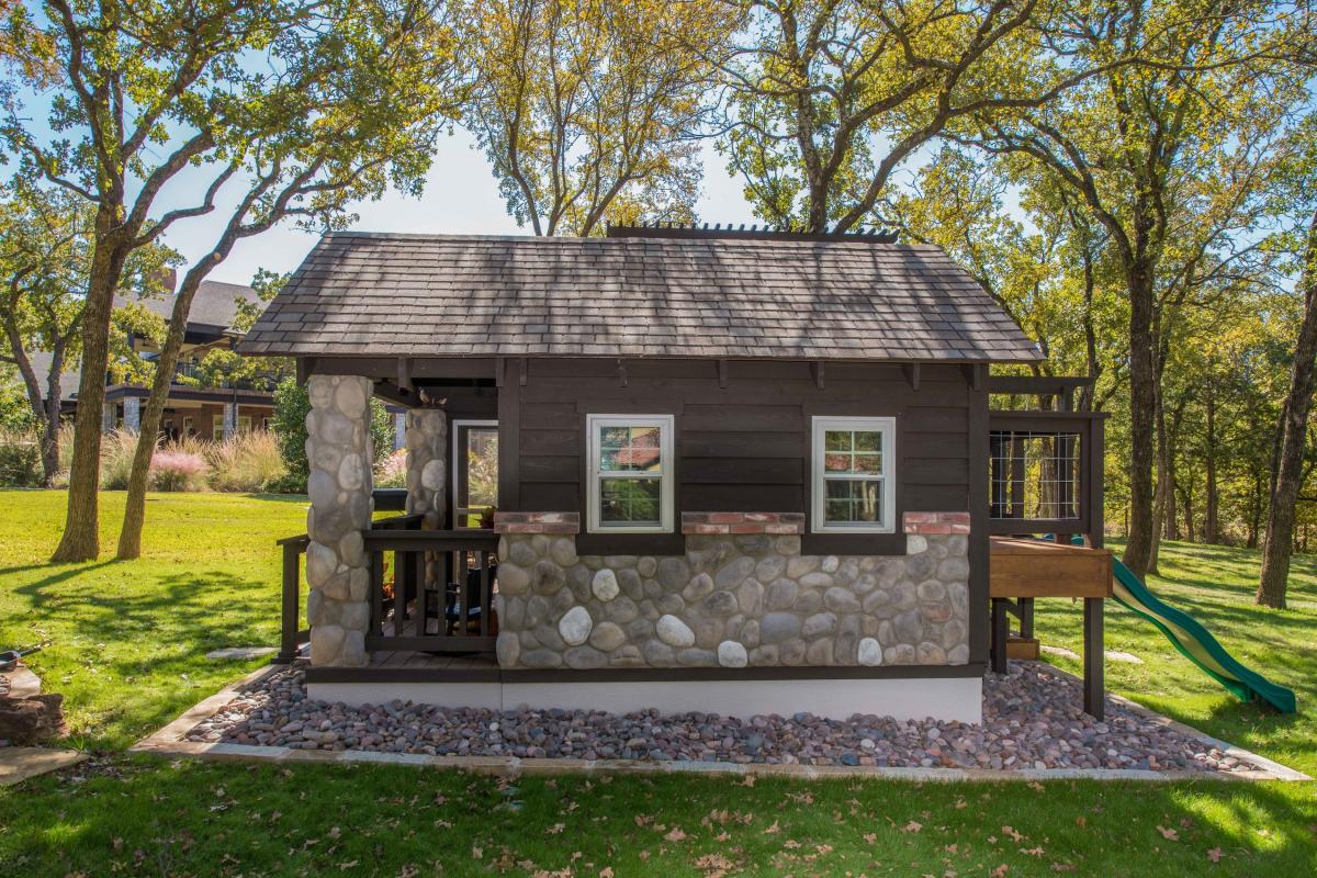 The Ultimate She Shed - Best she shed design with outdoor kids play area