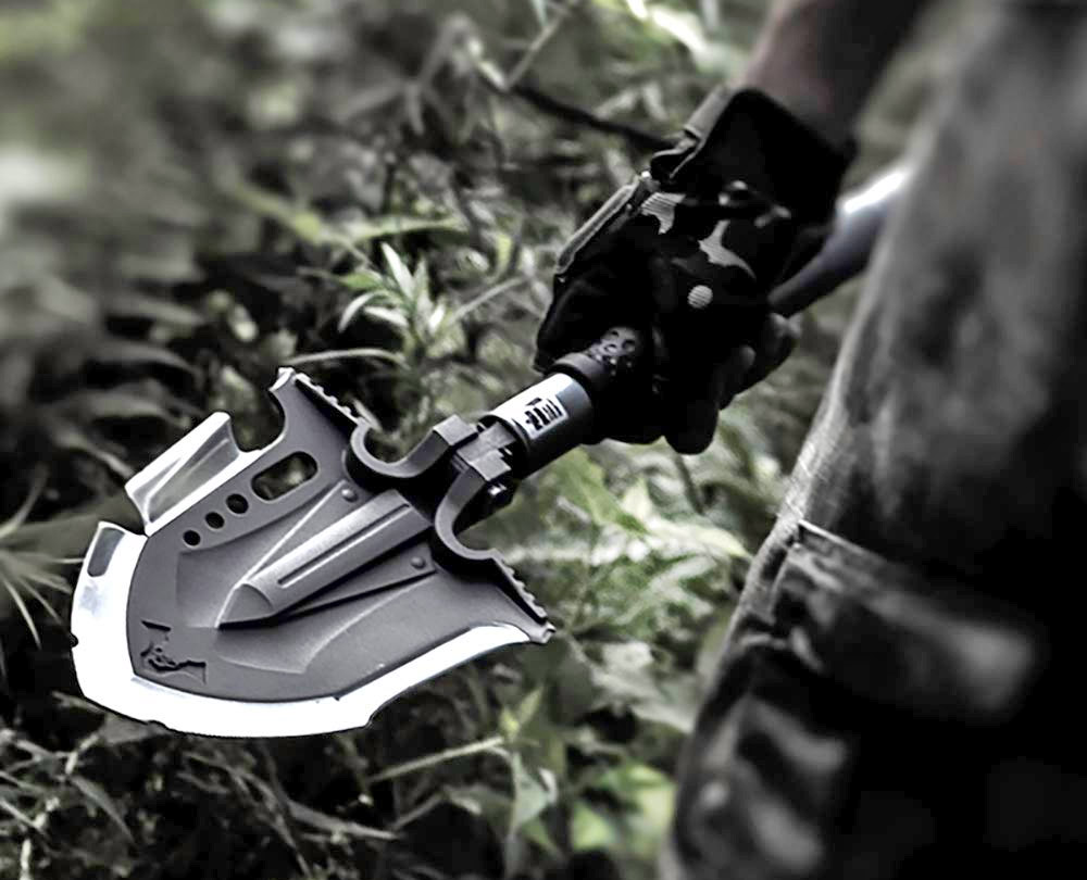 Ultimate Survival Tool 23-in-1 Multi-Purpose Folding Shovel