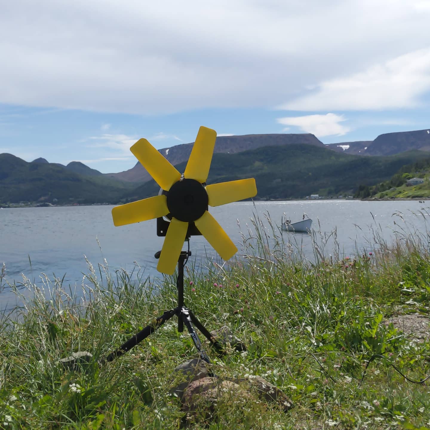 Waterlily water turbine - Off-grid wind and water turbine